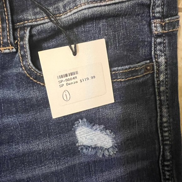 NWT Sneak Peek Sexy Boyfriend Jeans Size 1/25 waist - Picture 7 of 8